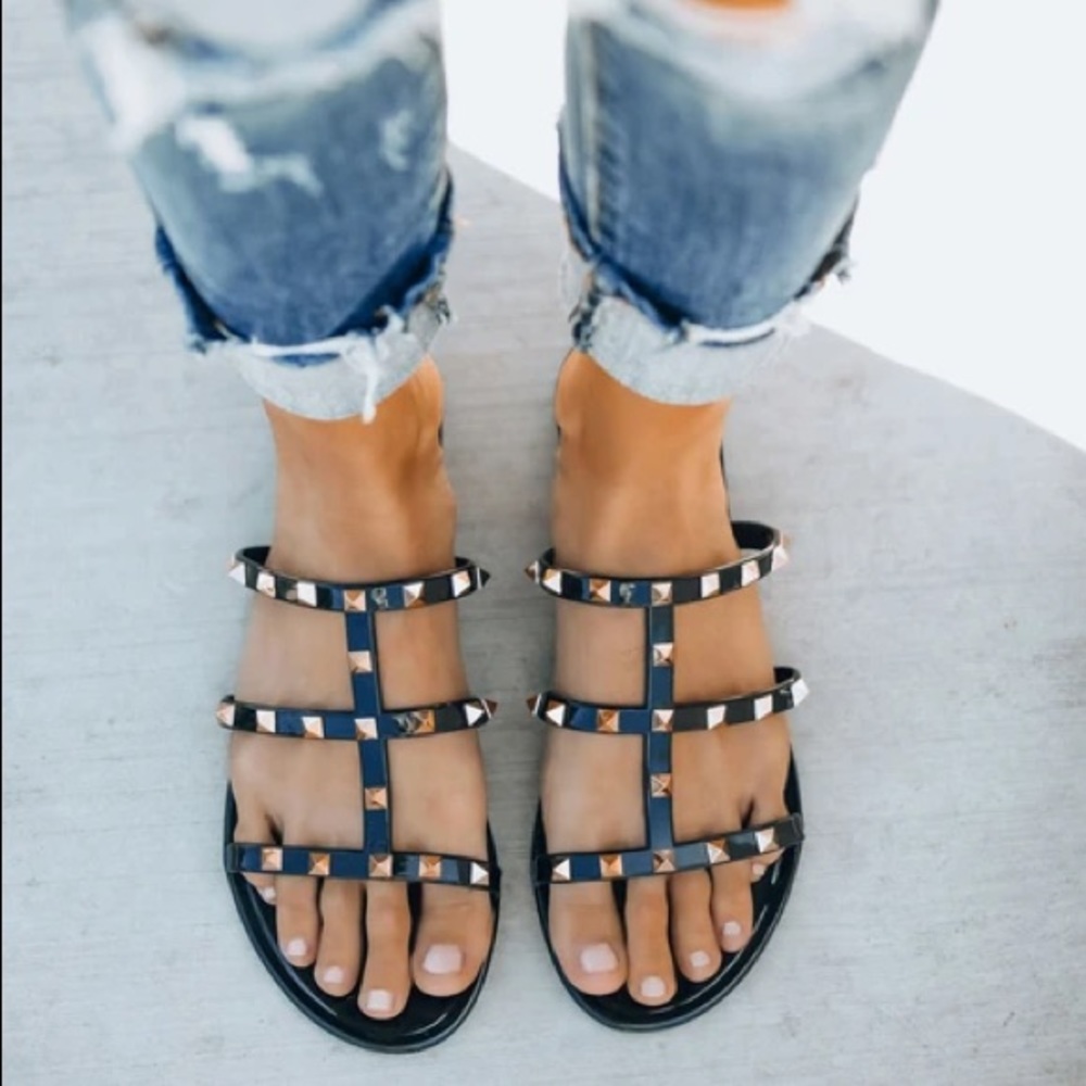 Gold Studded Sandal